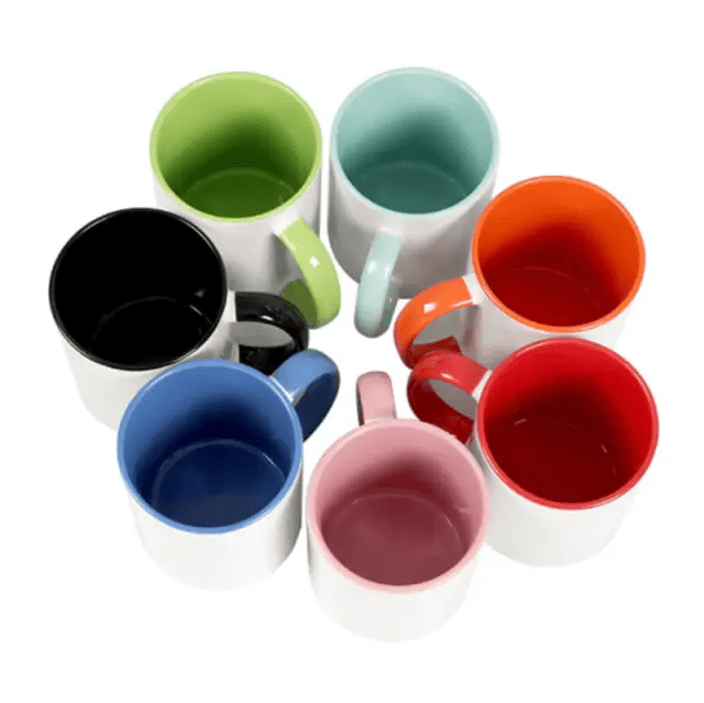 11oz Ceramic Coffee Mug Sublimation Drink Cup Inner (2)