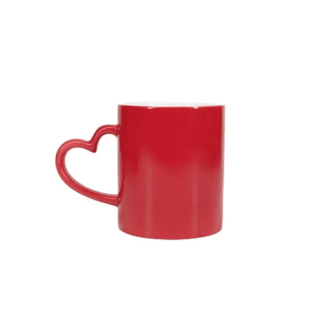11oz Color Changing Ceramic Coffee Mug with Heart_y