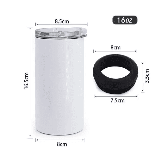 12oz 16oz Stainless Steel Can Cooler With Double_yy (2)