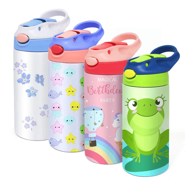 12oz Sublimation Sippy Cup Blank Stainless Steel Tu (3)