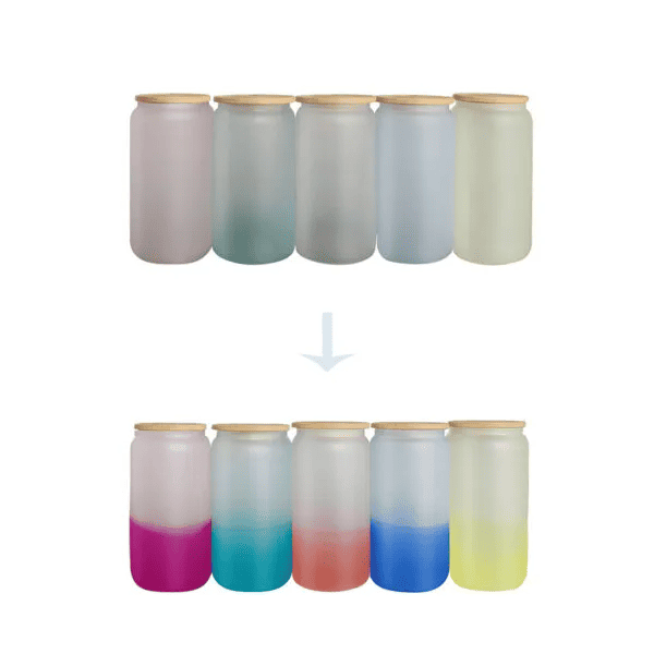 16oz Frosted Tumbler Cold Color Changing Glasses Ca (4)