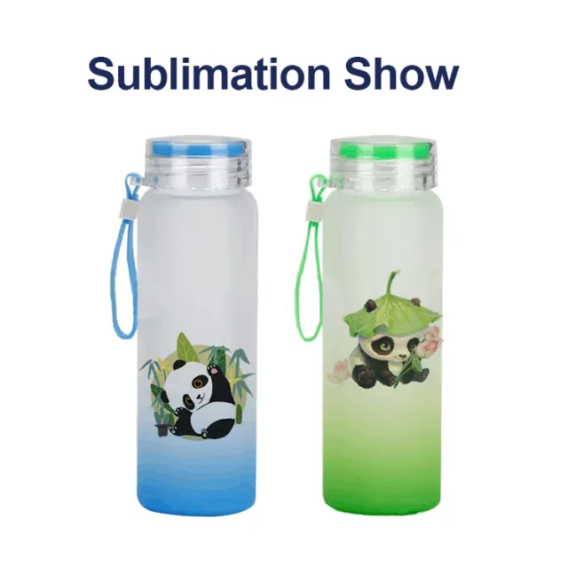 17 oz Gradient Frosted Water Bottles for Sublimation – Crazy