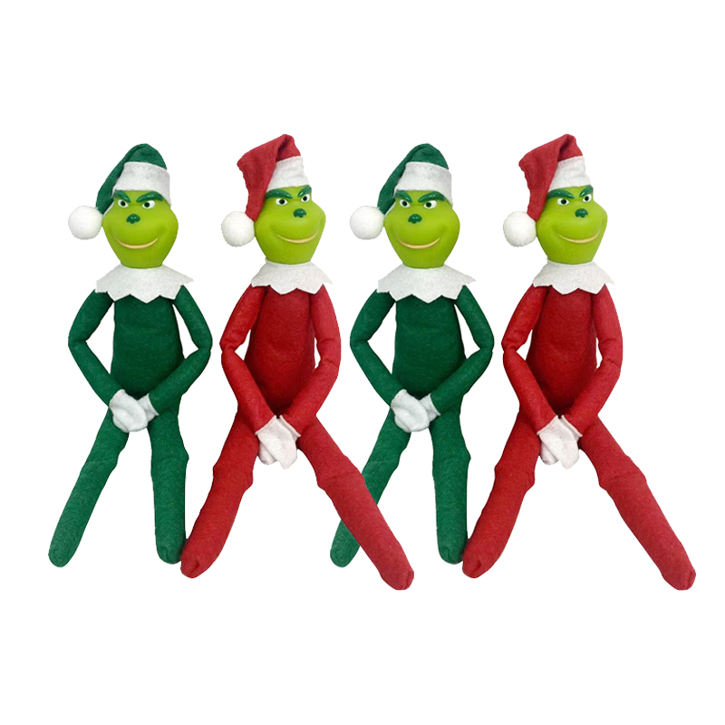 50 Pcs Christmas Grinch Doll Elf Pendant Christmas Pendant