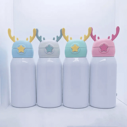 500ml Deer Horn Design Water Bottle for Kids_yythkg
