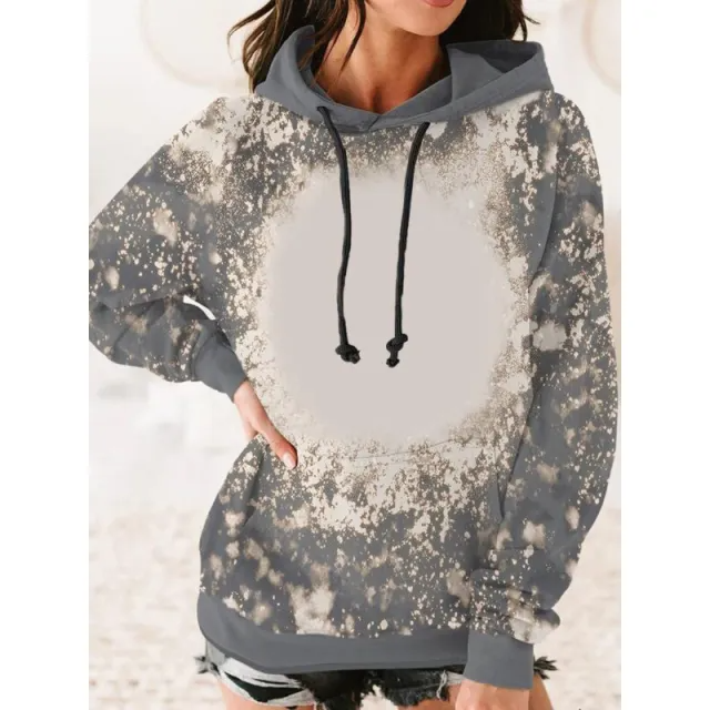 Style A Sublimation Blank Hoodies Tie Dye Pullover_