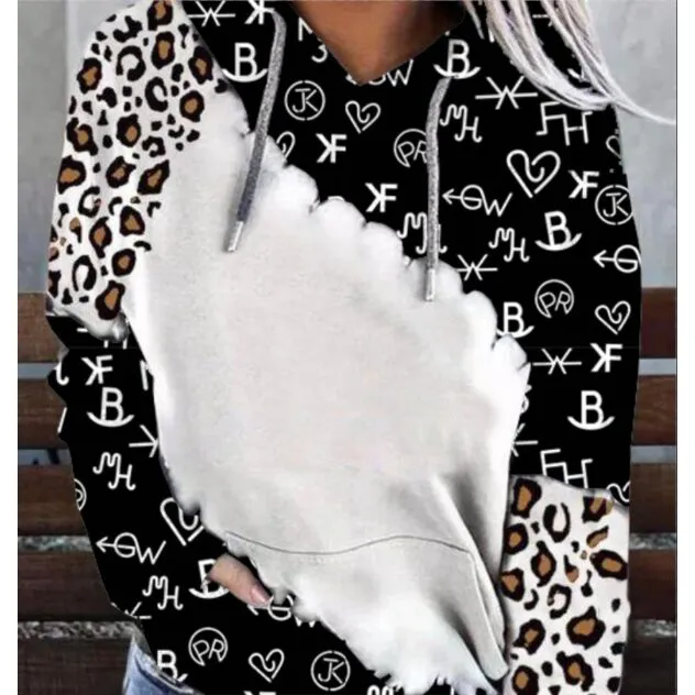 Style D Sublimation Blank Hoodies Tie Dye Pullover_ (2)