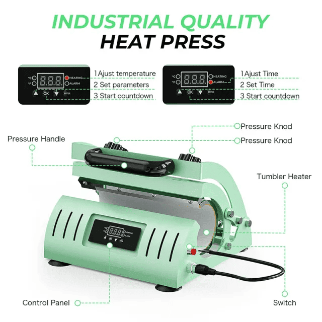 Tumbler Heat Press Machine 110V Easy to Operate_yyt (4)