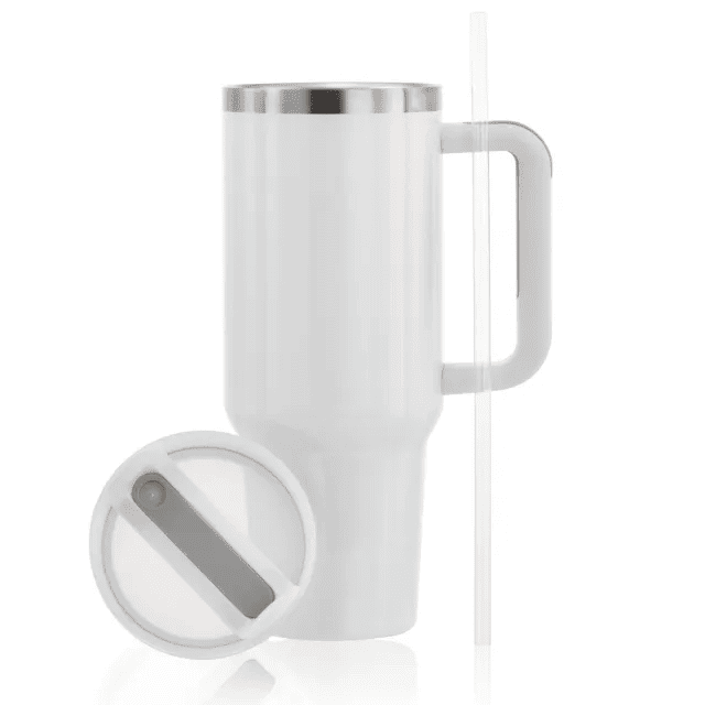 Custom Promotional 40-Pack 13OZ Stainless Steel Double-Layer Sublimation Coffee  Mug With Handle And Lid from Factory