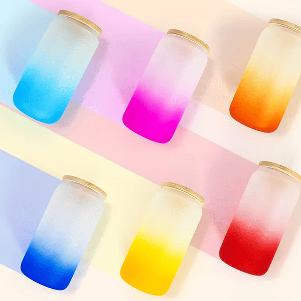 16 20 oz Sublimation Glass Can Gradient Color8