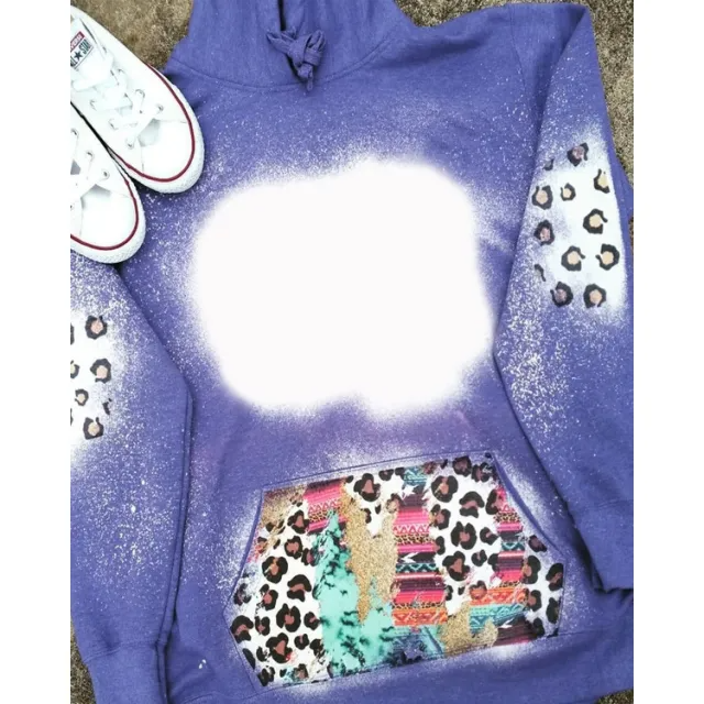 Style G Sublimation Blank Hoodies Tie Dye Pullover2