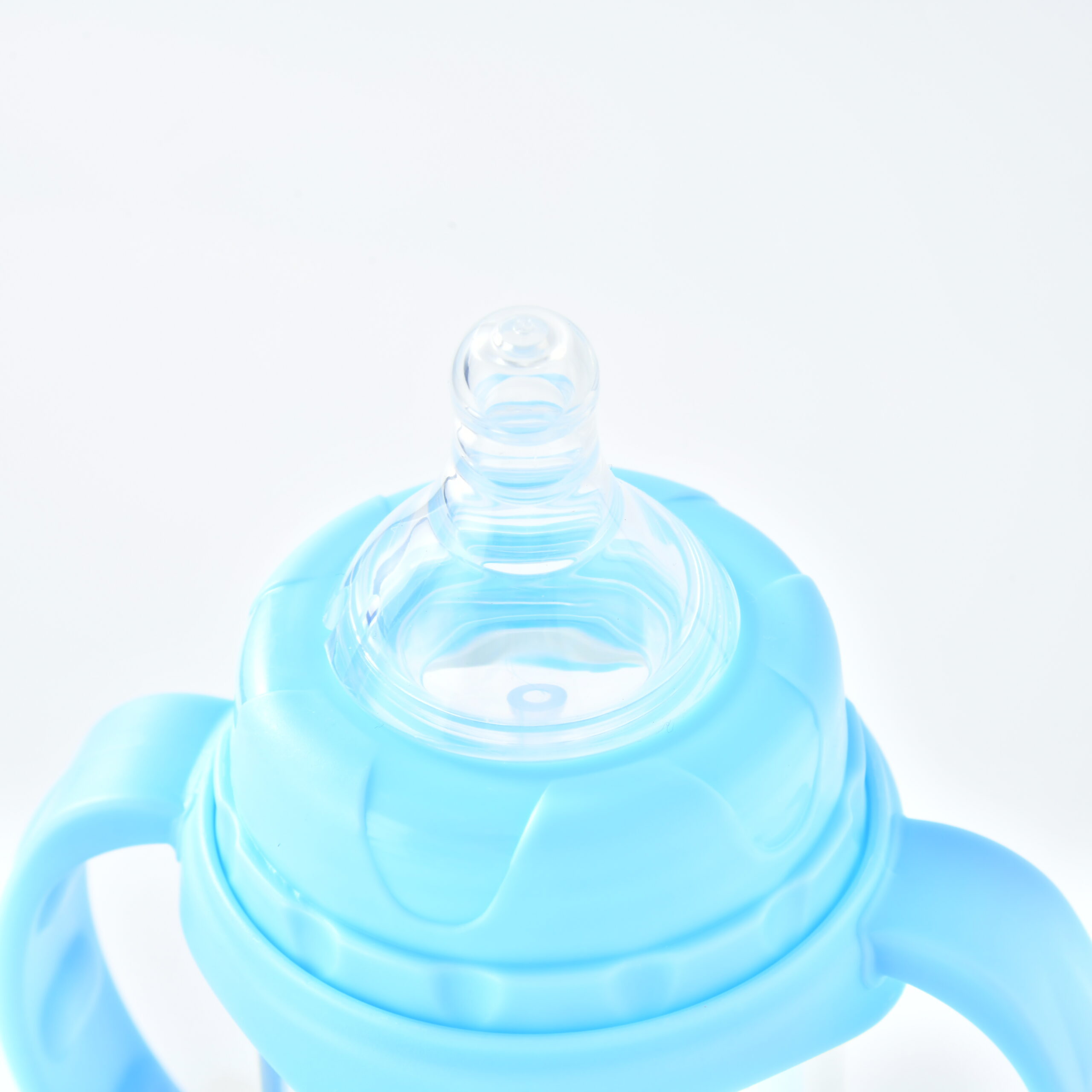 8oz Sublimation Baby Feeding Glass Sippy Cup with Handle