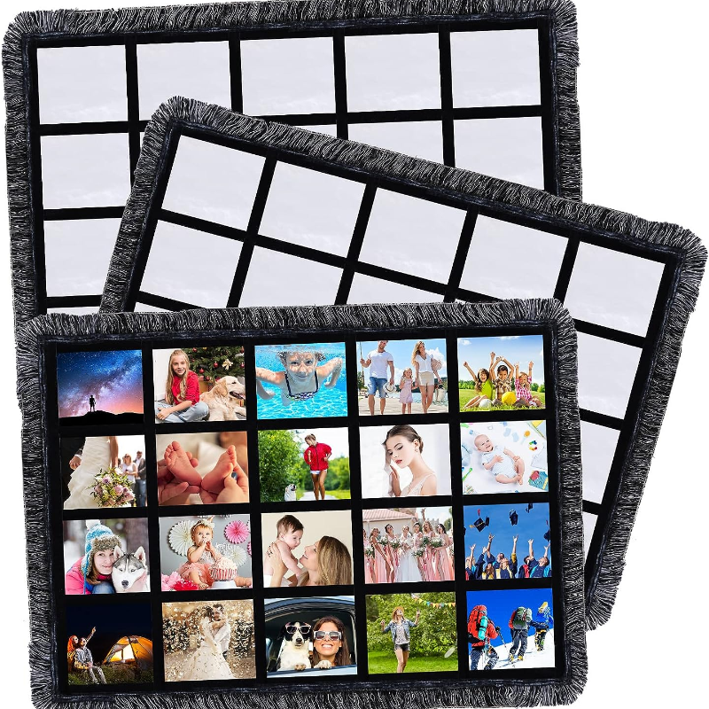 Sublimation Blanks 3 Styles Throw Blanket for Heat Press