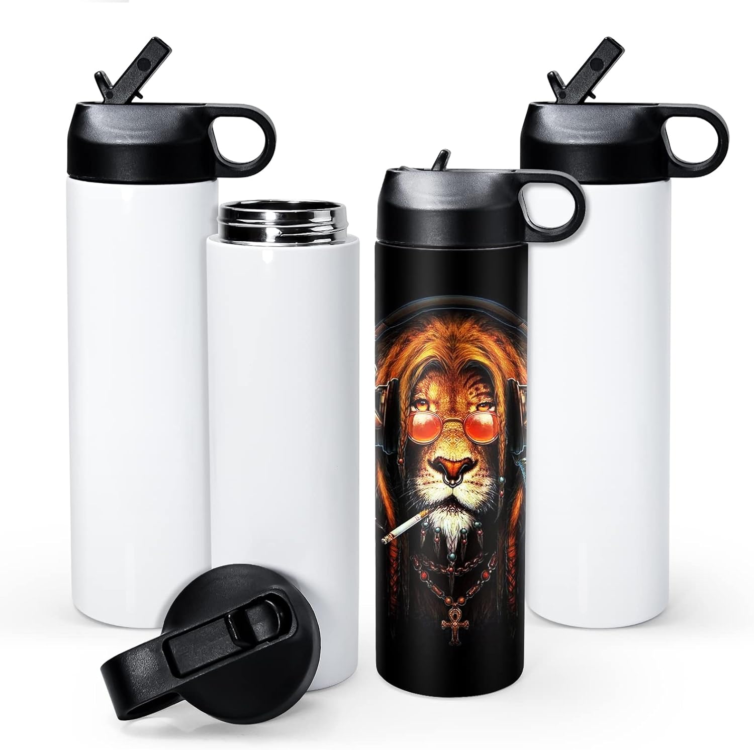Double Wall Stainless Steel Sublimation Tumbler Bulk Water Bottles