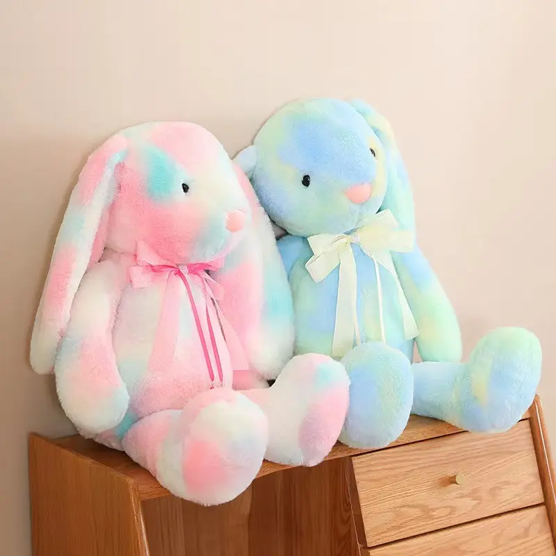 Easter Rabbit Plush Bunny Long Ear Colored Stuffed