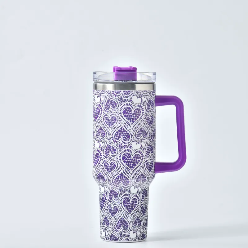 Stanley 40oz Tumblers: Valentine Red + Watercolor Dusk (Purple) - general  for sale - by owner - craigslist