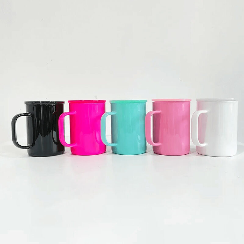17oz Macaron Color Mug with Plastic PP Lid
