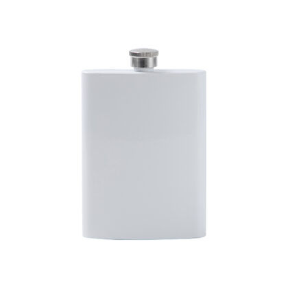 8oz Sublimation Stainless Steel White Flask Wine Water Bottle